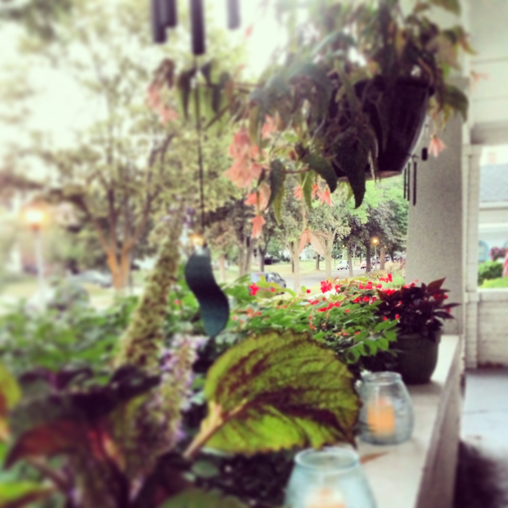 Front Porch. Summertime.